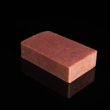 exfoliating natural handmade soap bar